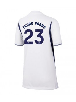 Tottenham Hotspur Pedro Porro #23 Heimtrikot für Frauen 2026-27 Kurzarm Tottenham Hotspur Pedro Porro #23 Heimtrikot für Frauen 2026-27 Kurzarm